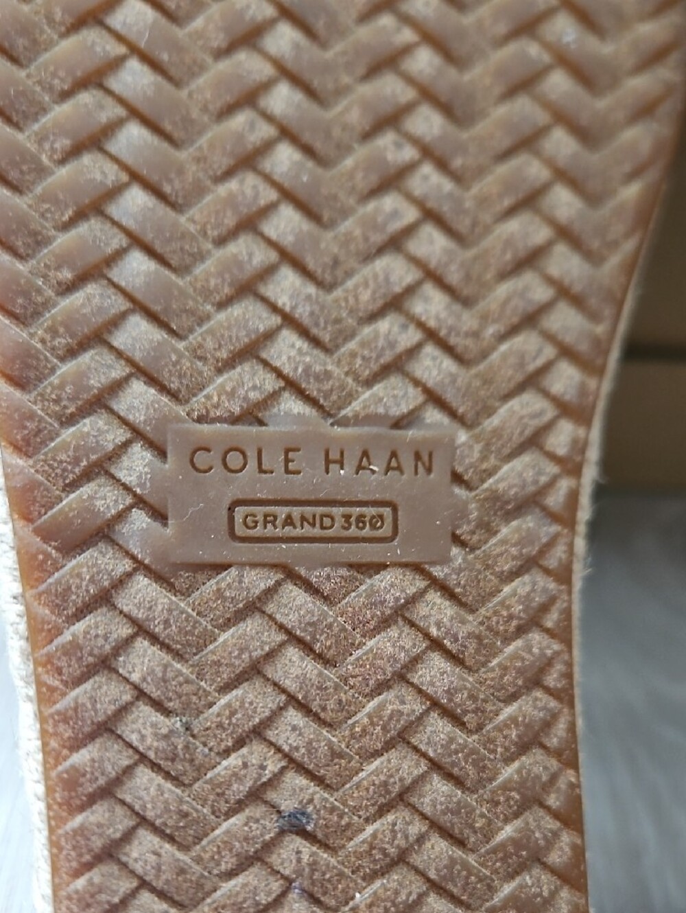 Cole Haan Beige Knit Espadrille Flats, 7.5M - Picture 9 of 9